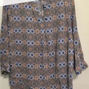 Floral Patterned Blouse Adrienne Vittadini